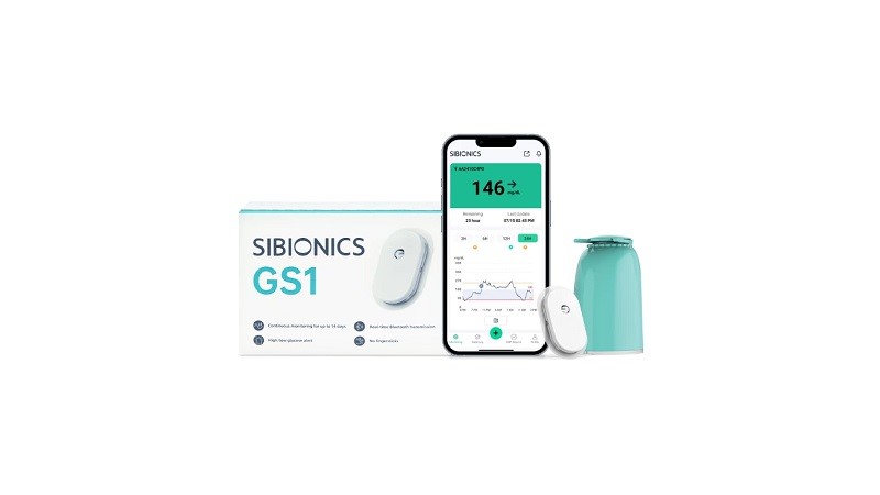 دستگاه سنسور تست قند خون سایبایونیکس مدل GS1